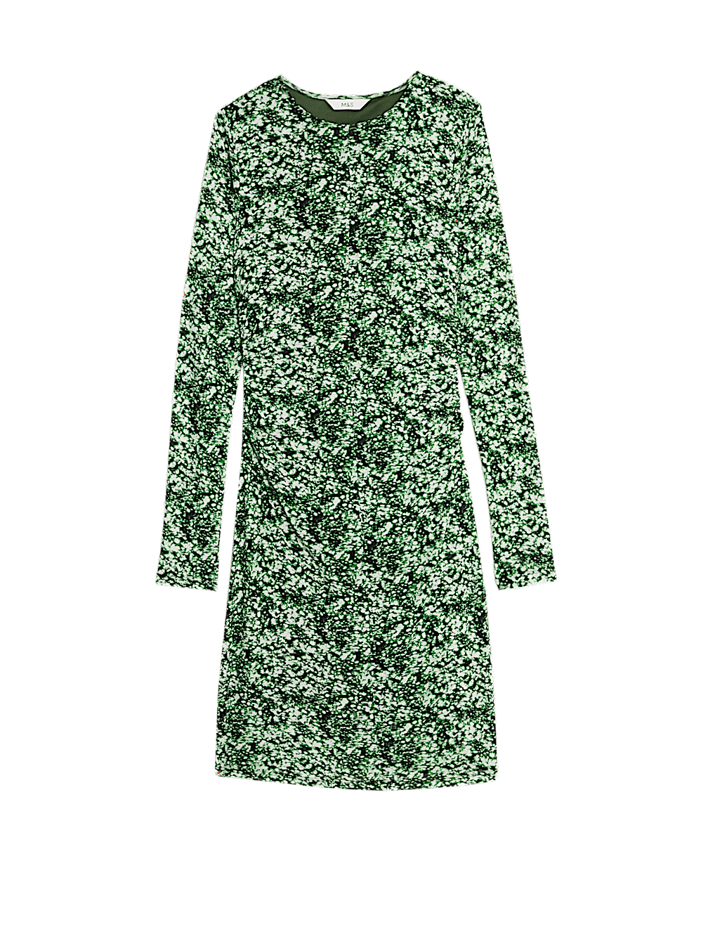 Mesh Jersey Mini Column Dress