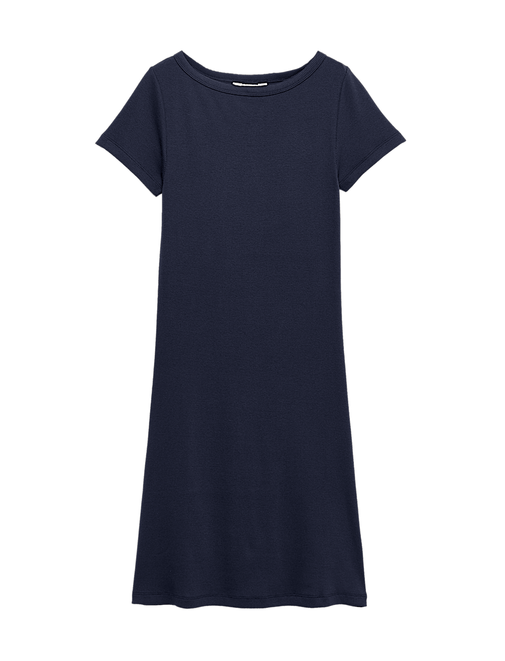 Cotton Rich Slash Neck Mini Column Dress