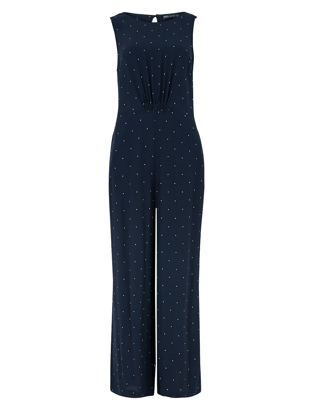 Printed Waisted Jumpsuit