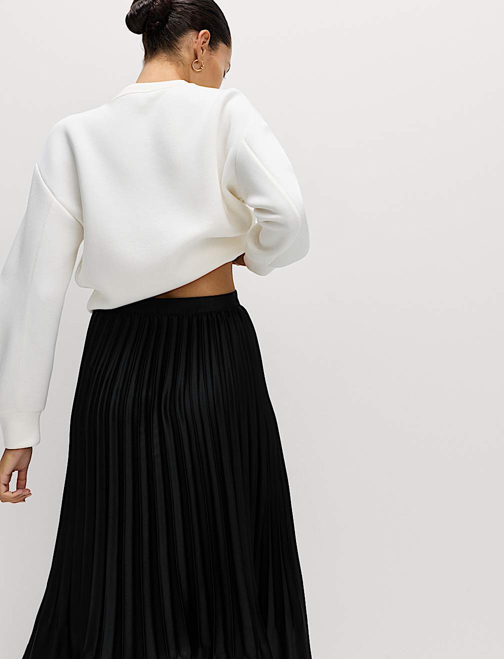 Pleated Midaxi Skirt
