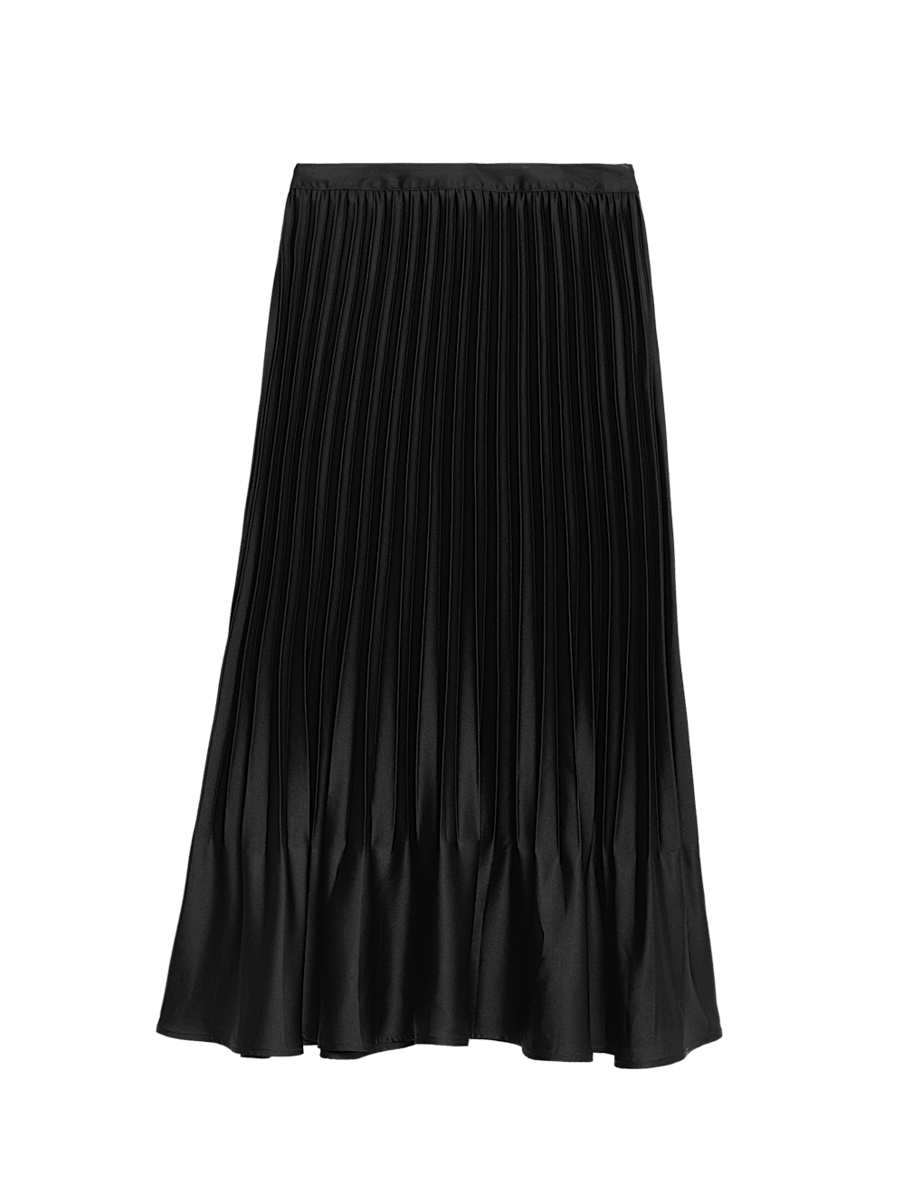 Pleated Midaxi Skirt