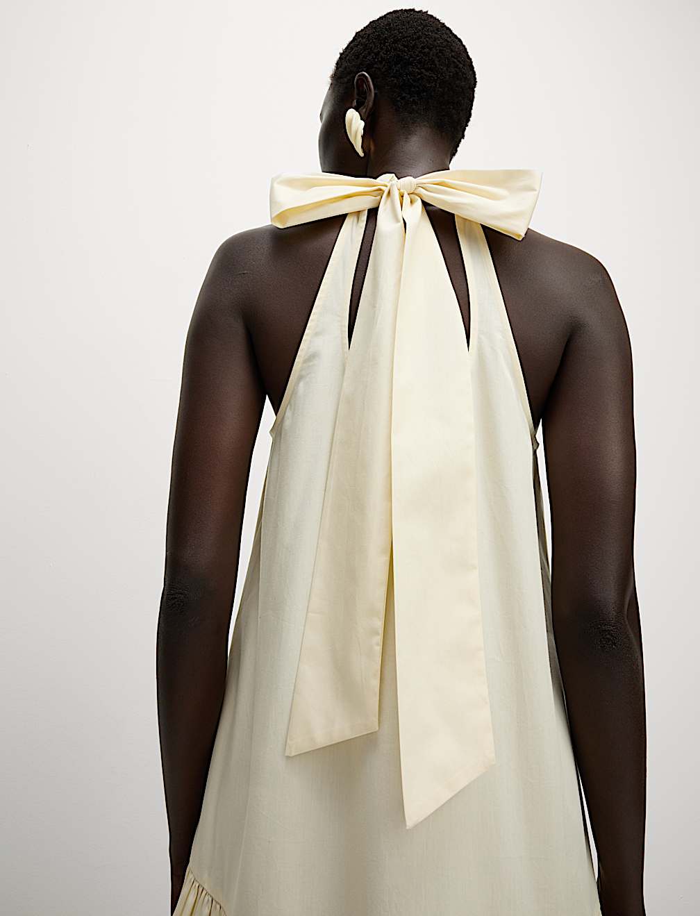 Pure Cotton Midaxi Tiered Dress