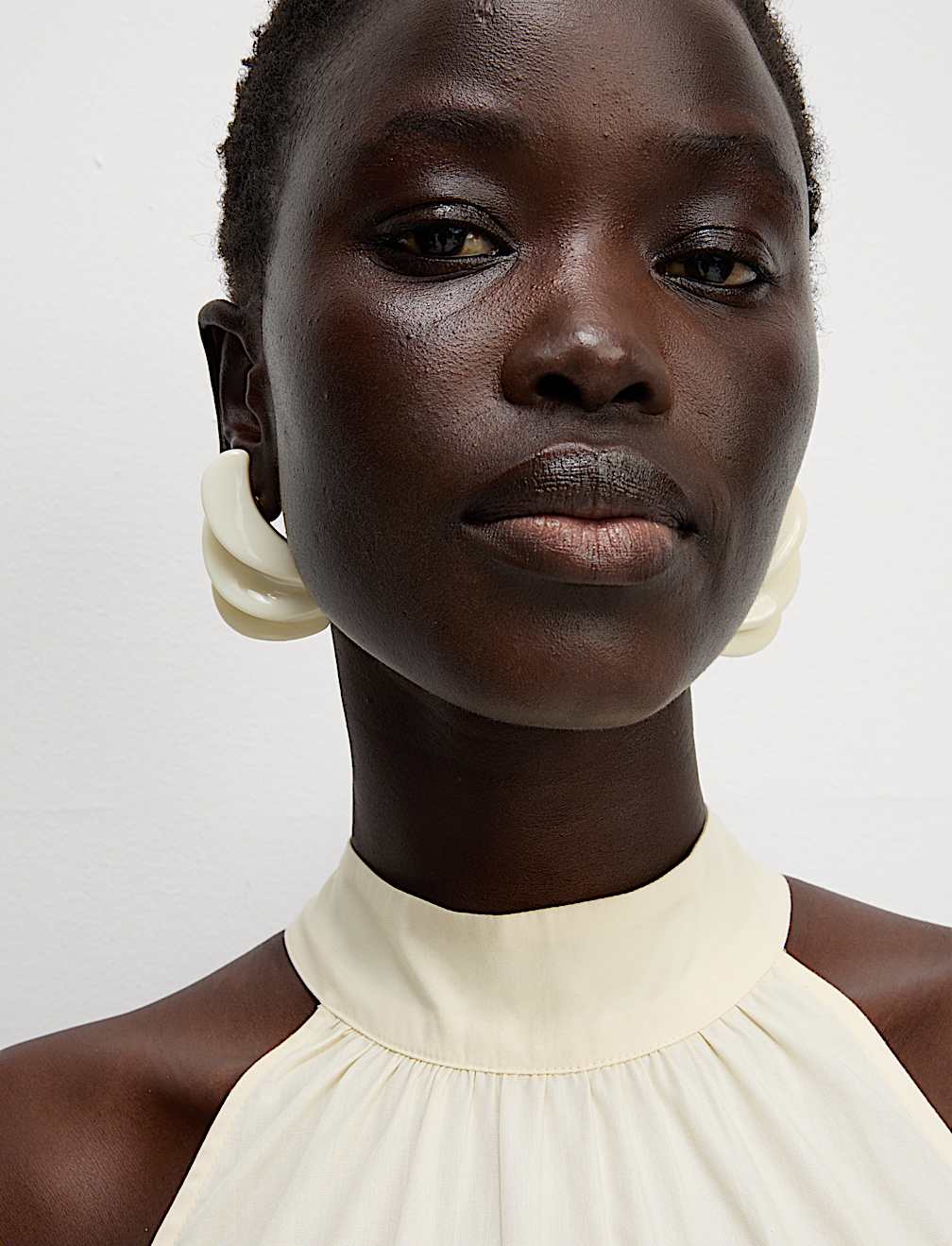 Pure Cotton Midaxi Tiered Dress