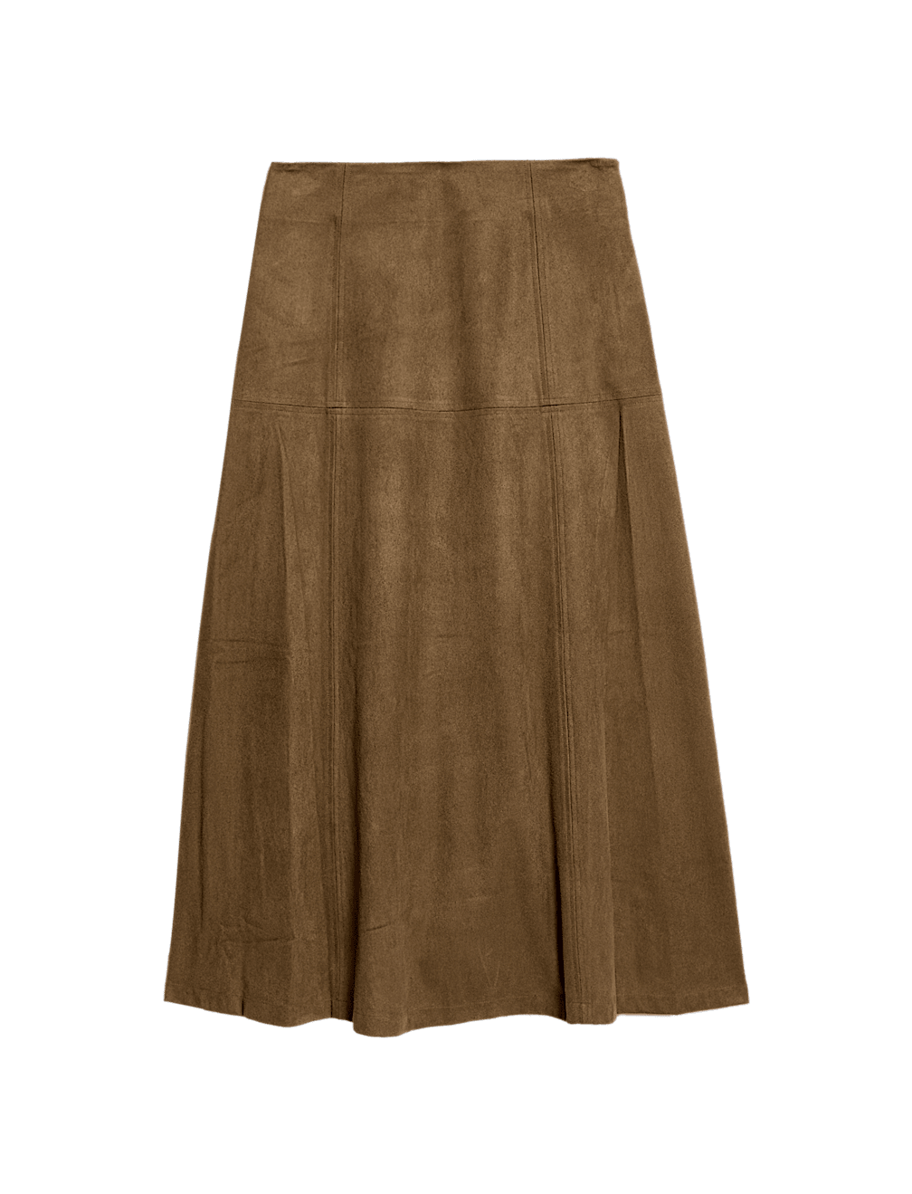 Suedette Midaxi A-Line Skirt
