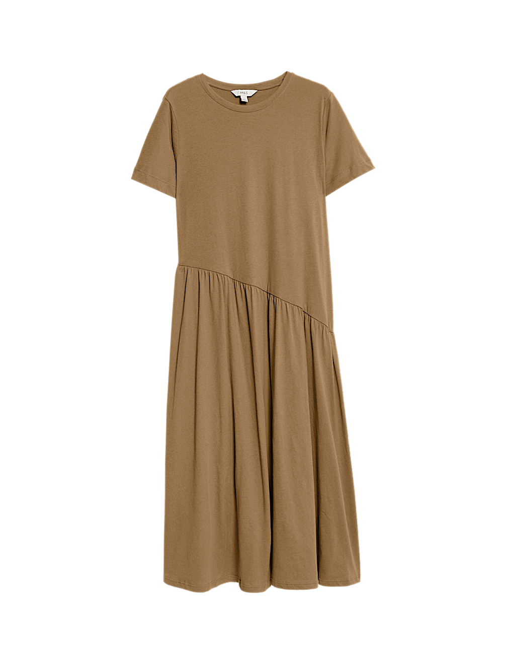 ASYMM MIDI TSHIRT DRESS