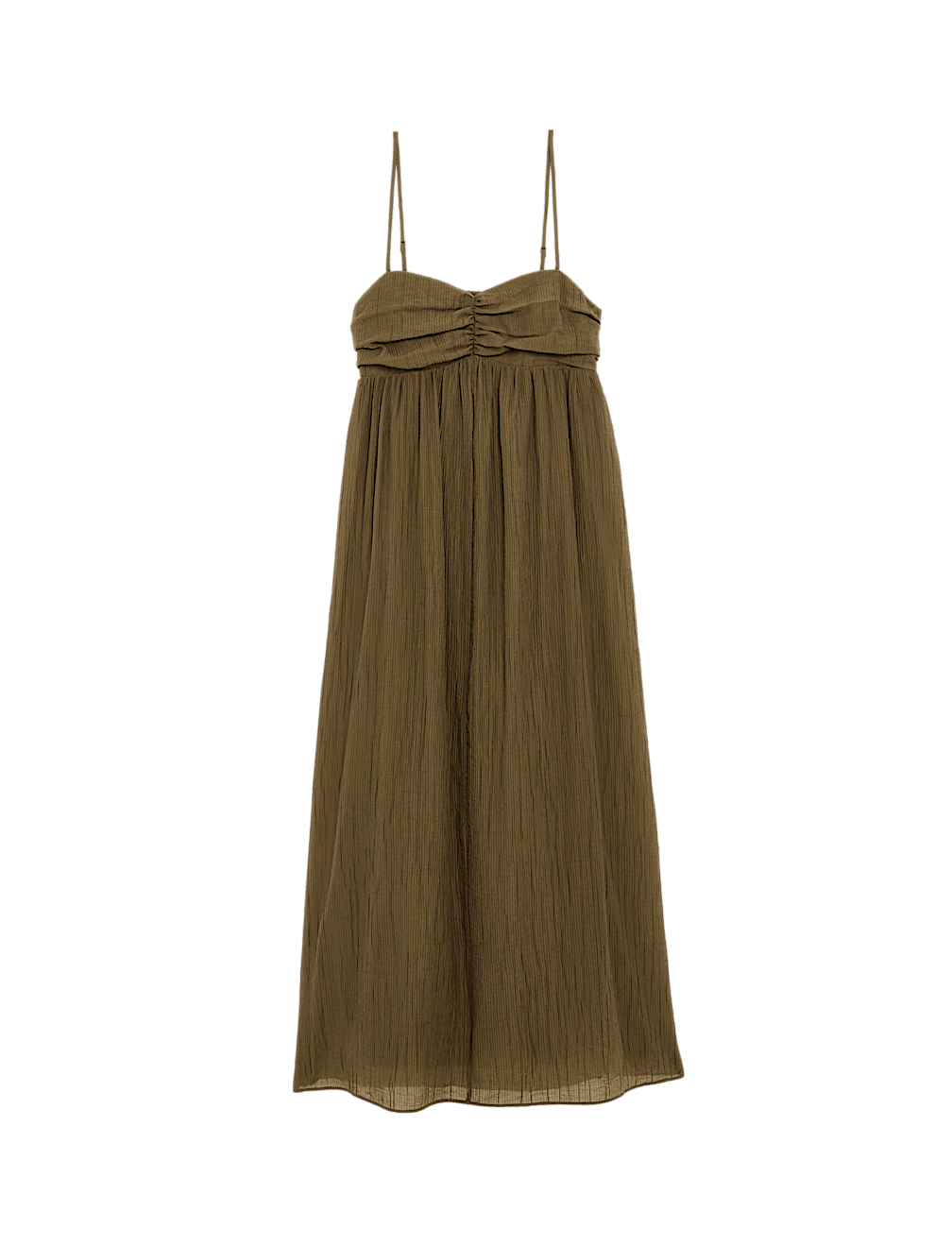 Lyocell Rich Textured Midaxi Cami Dress
