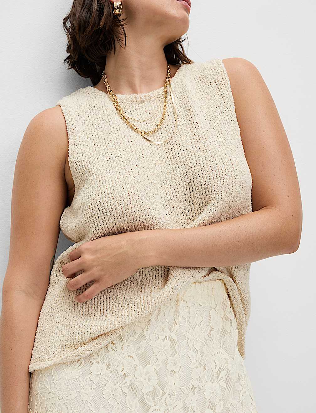 Lace Maxi Tiered Skirt