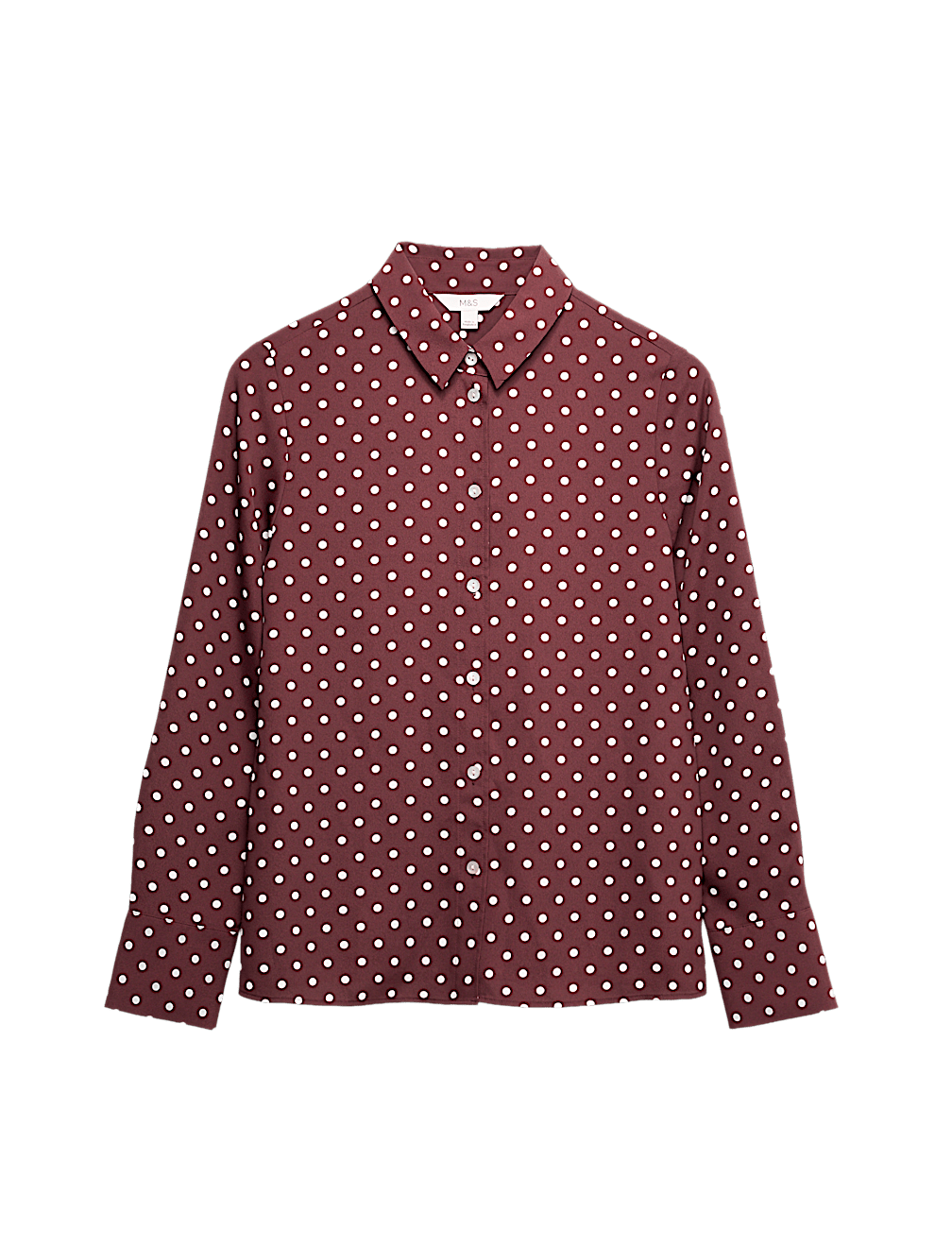 Printed Collared Button Through Shirt