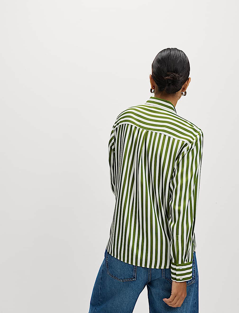 Printed Collared Button Through Shirt