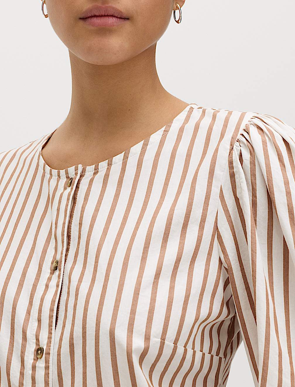 Pure Cotton Printed Button Through Blouse