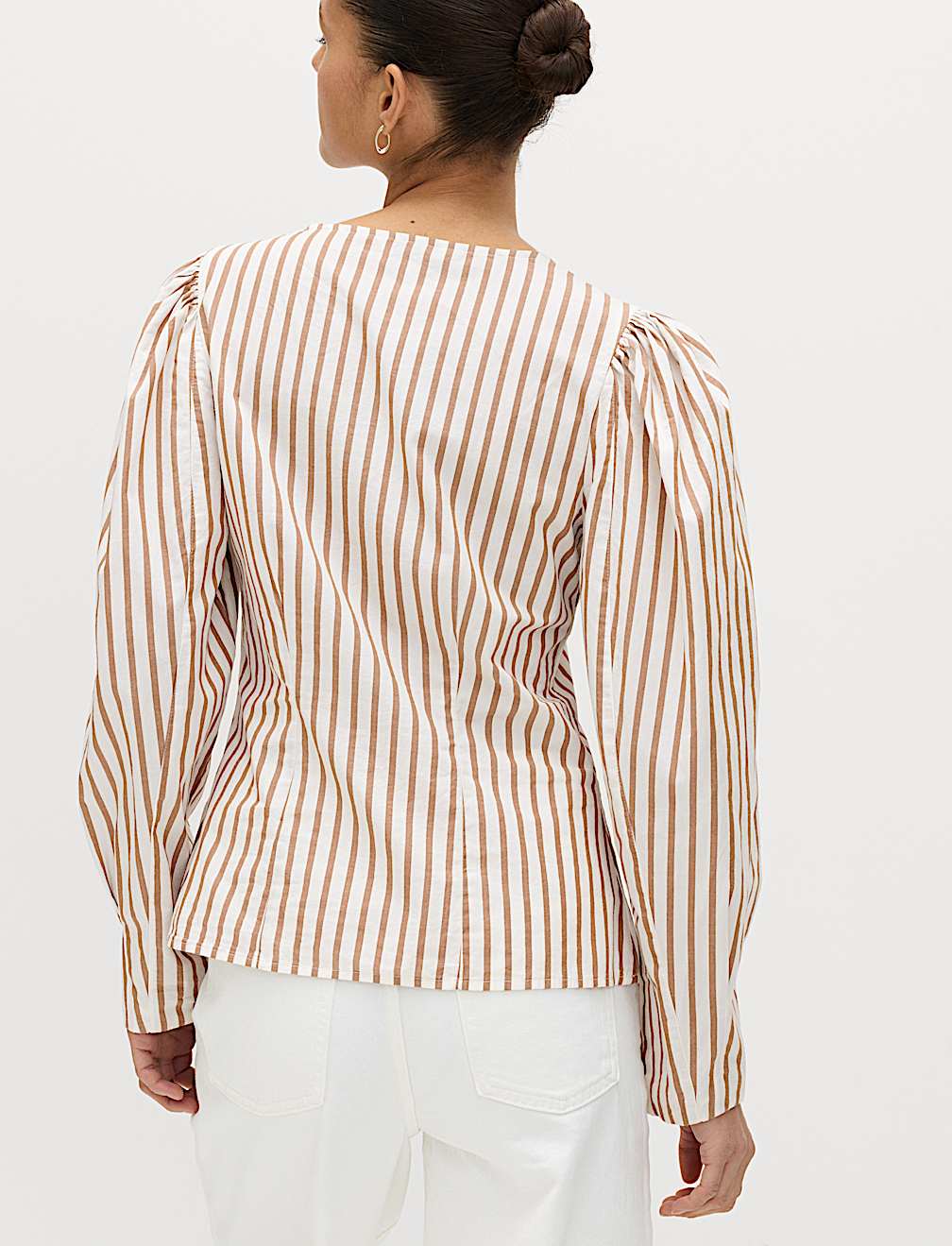 Pure Cotton Printed Button Through Blouse