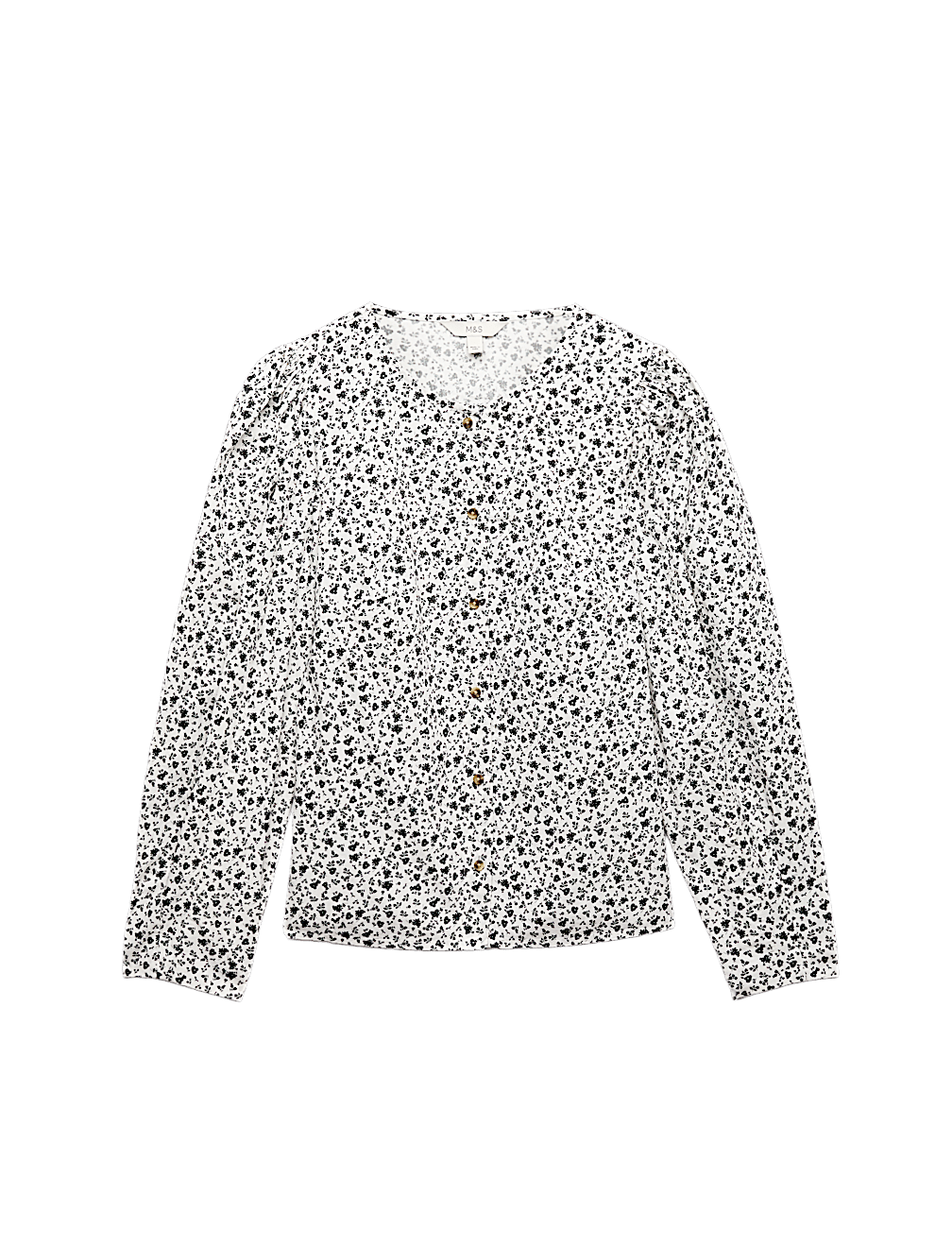 Pure Cotton Printed Button Through Blouse