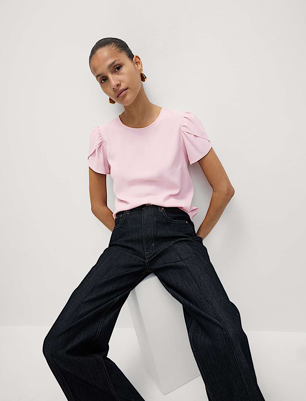 SHORT SLV TEE