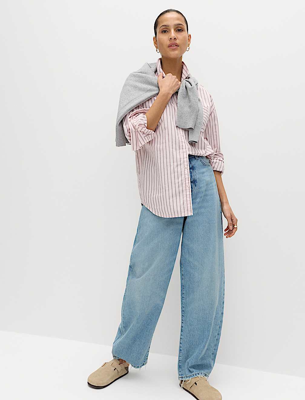 Pure Cotton Striped Shirt