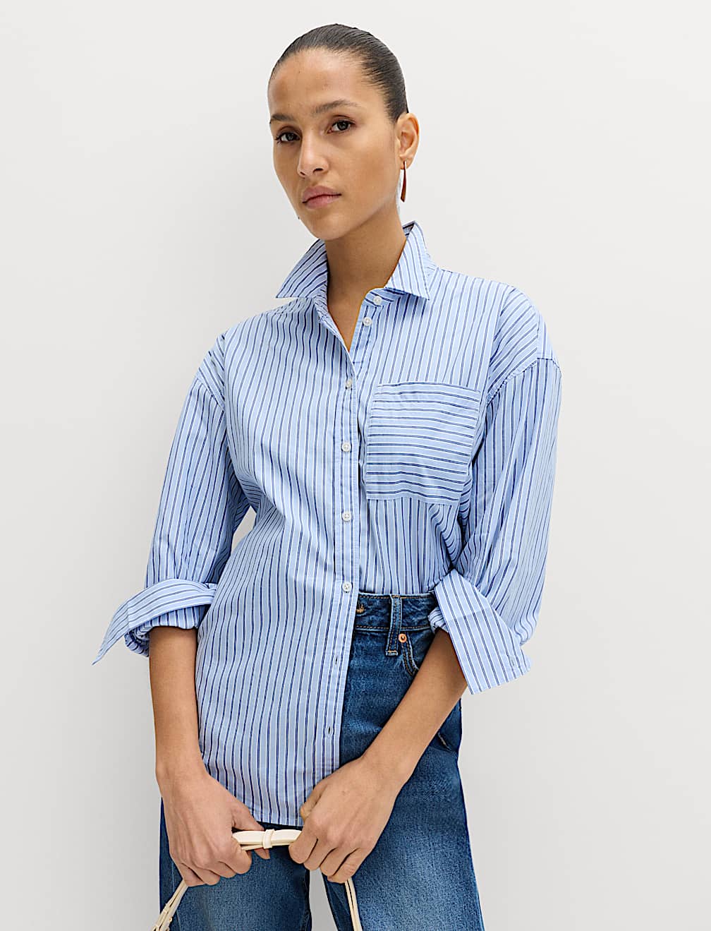 Pure Cotton Striped Shirt