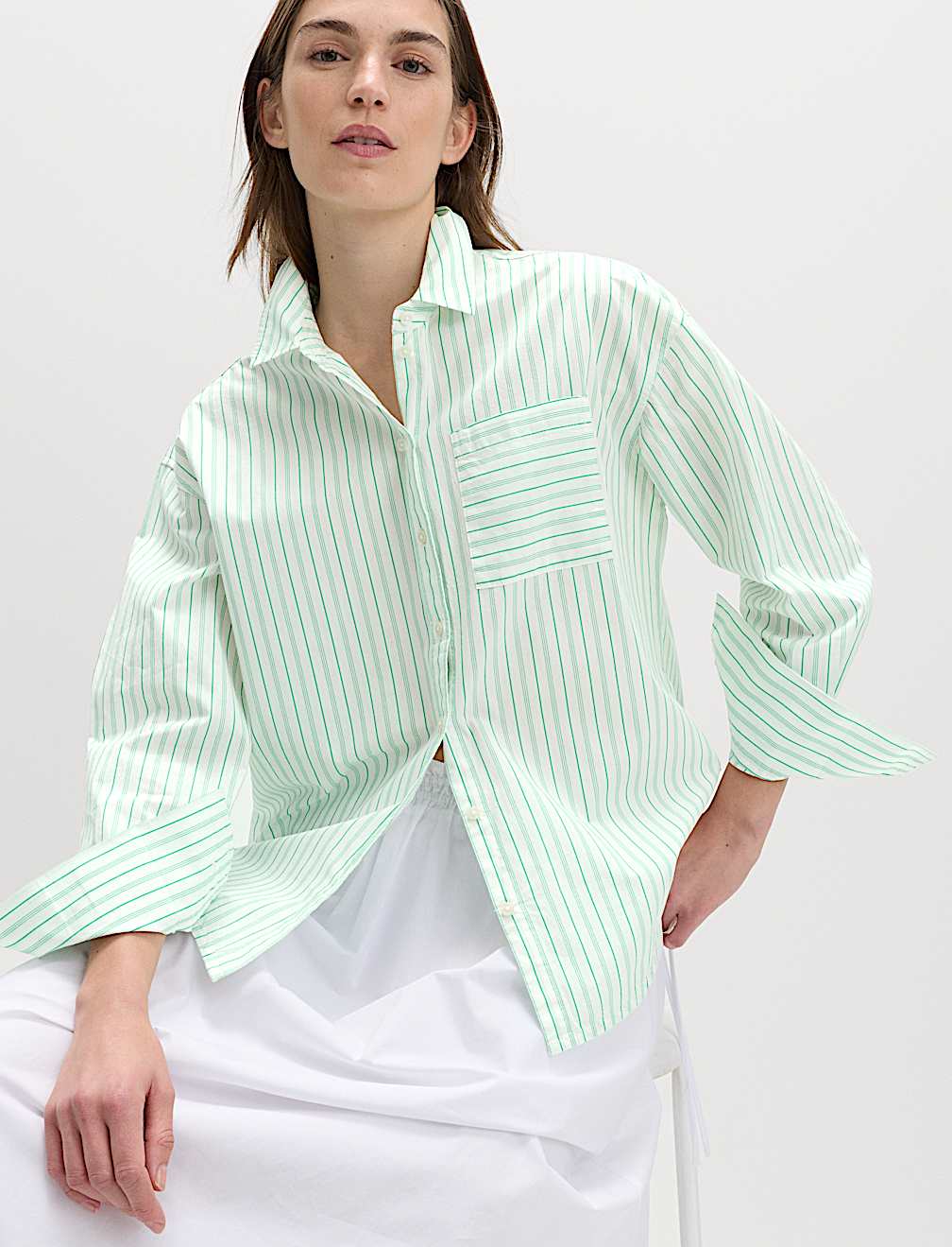 Pure Cotton Striped Shirt