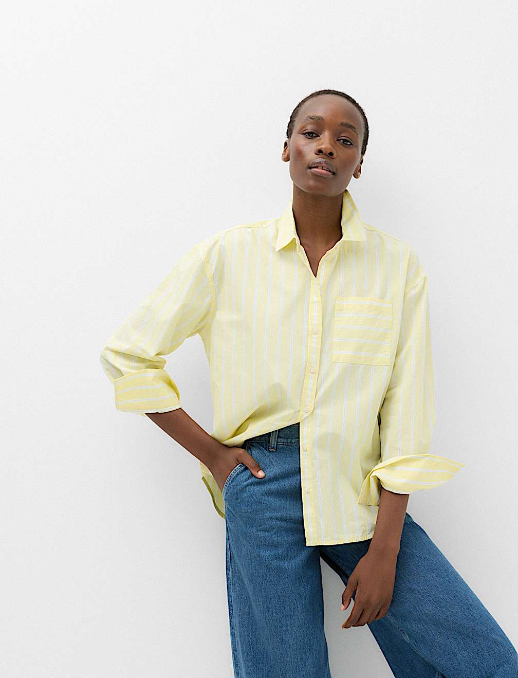 Pure Cotton Striped Shirt