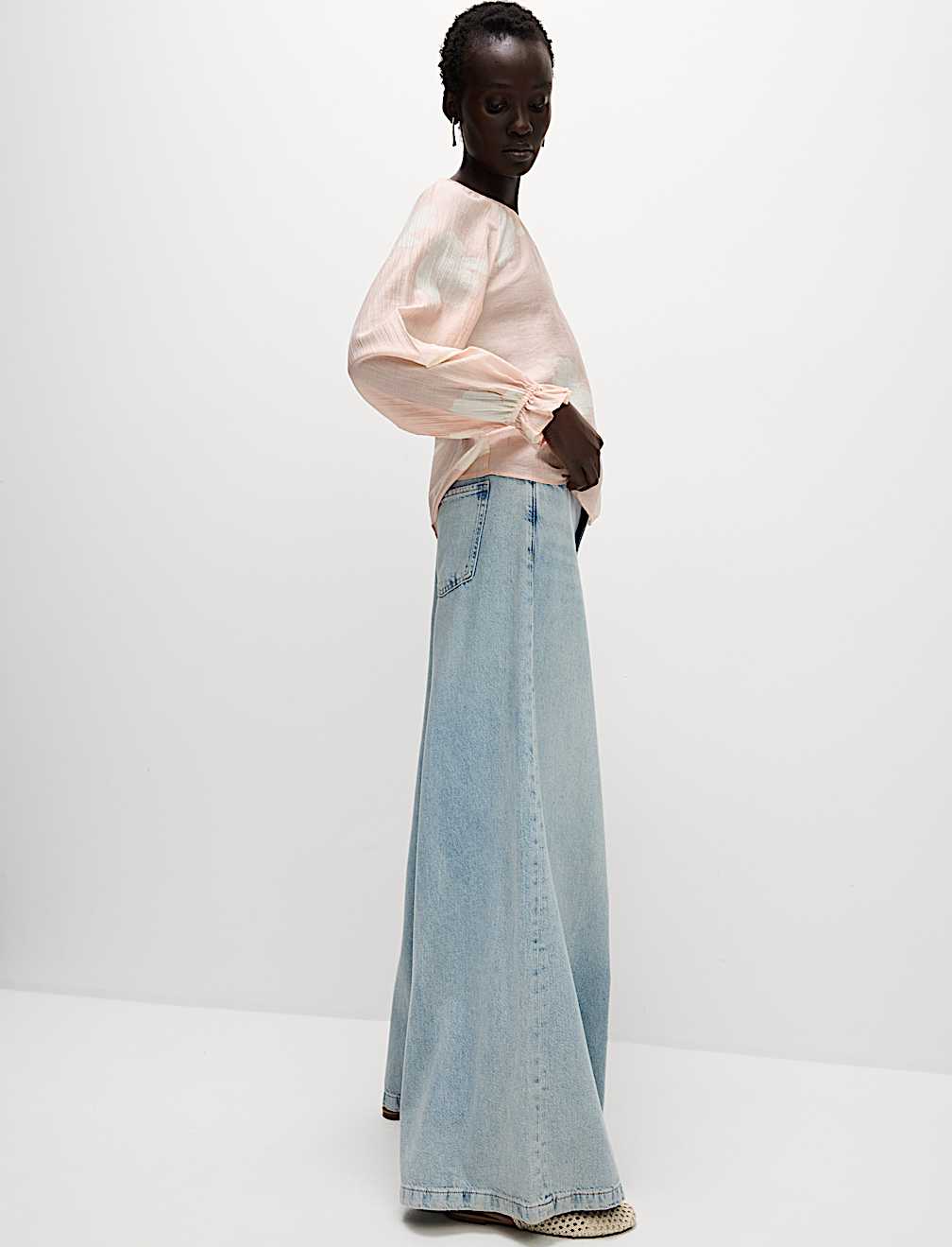 Lyocell Rich Printed Blouse