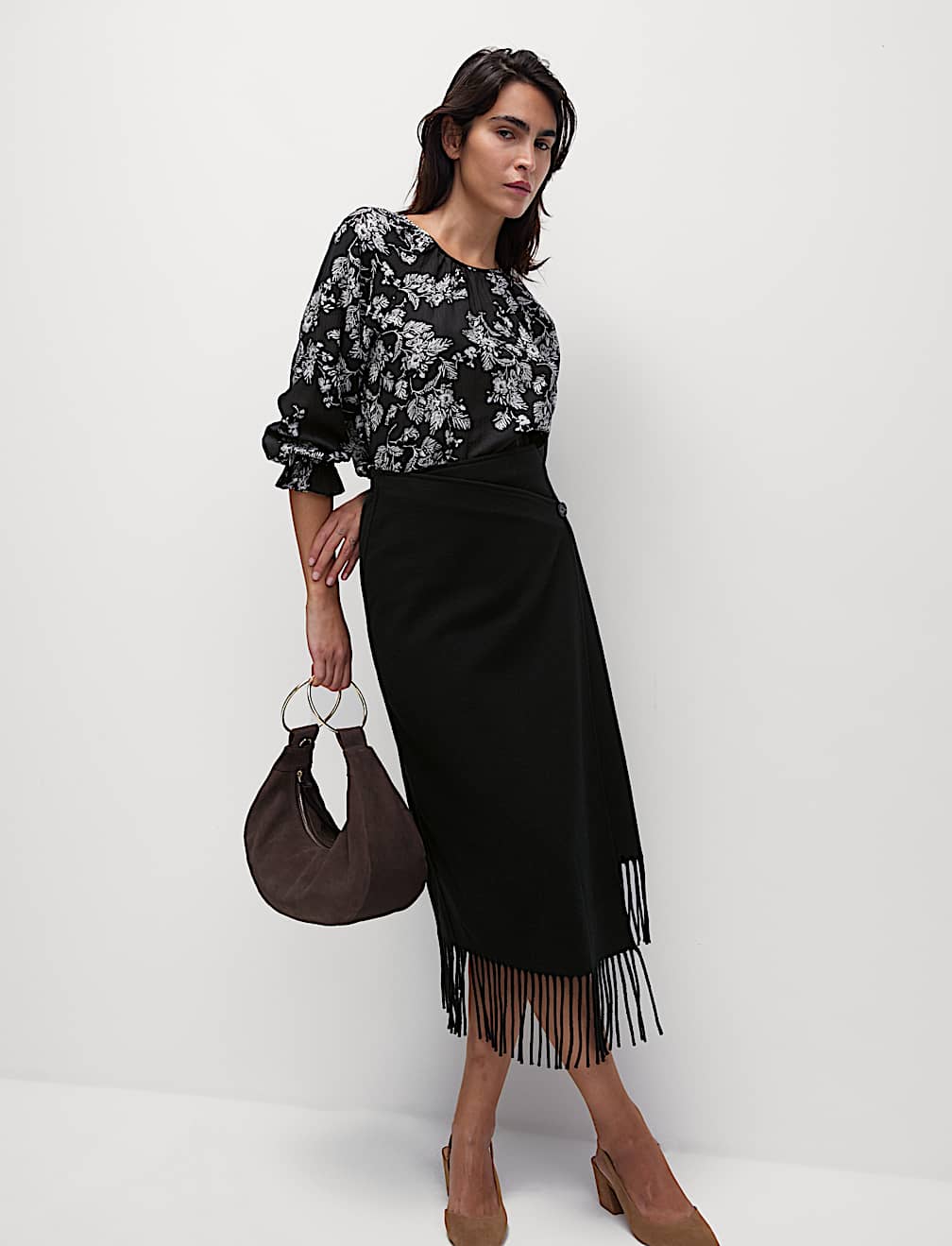 Lyocell Rich Printed Blouse