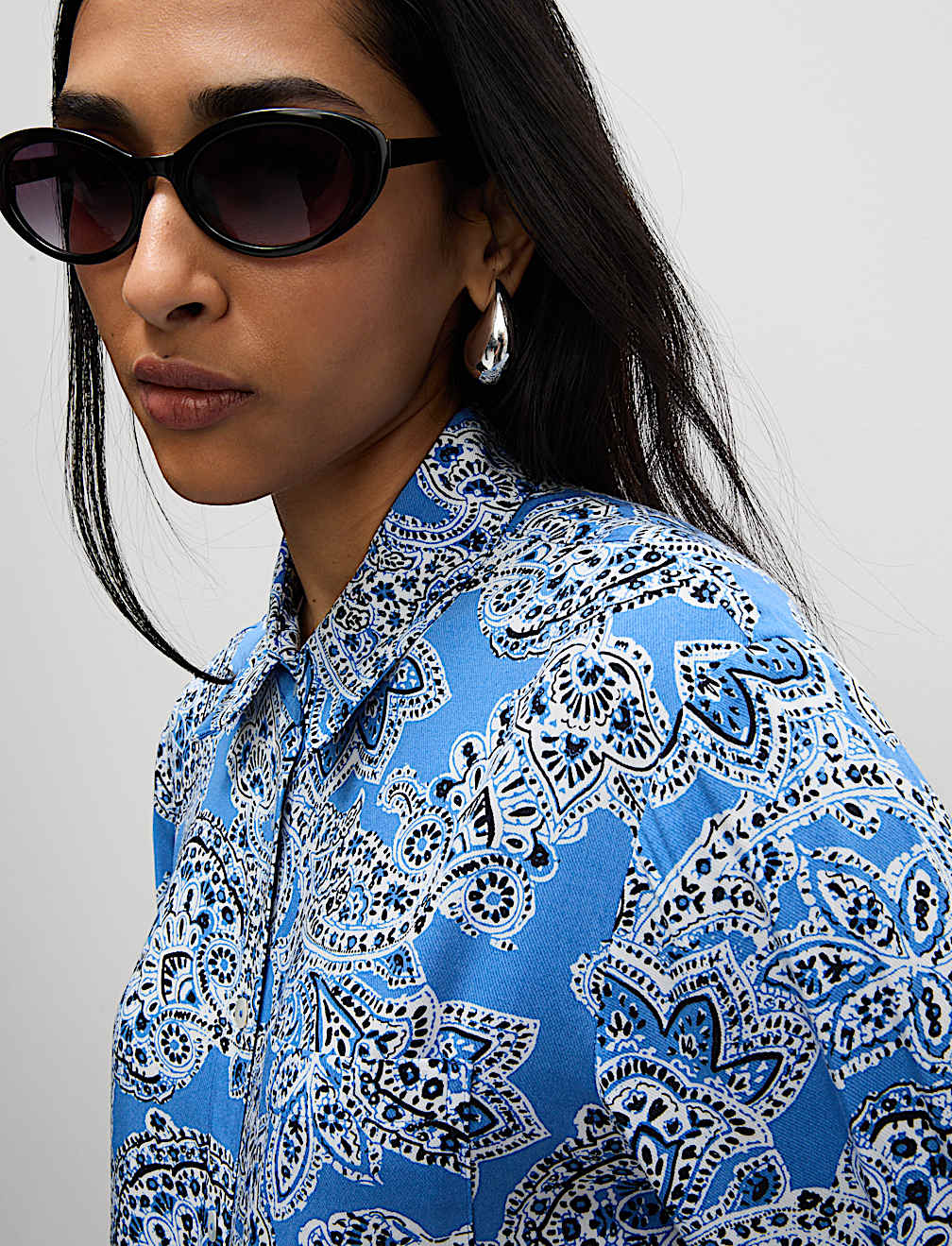 Printed Collared Shirt