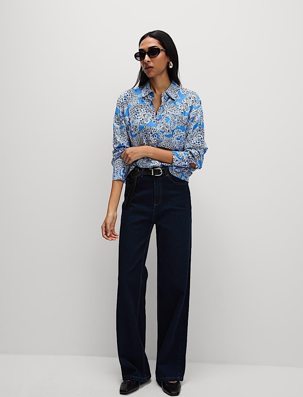 Printed Collared Shirt