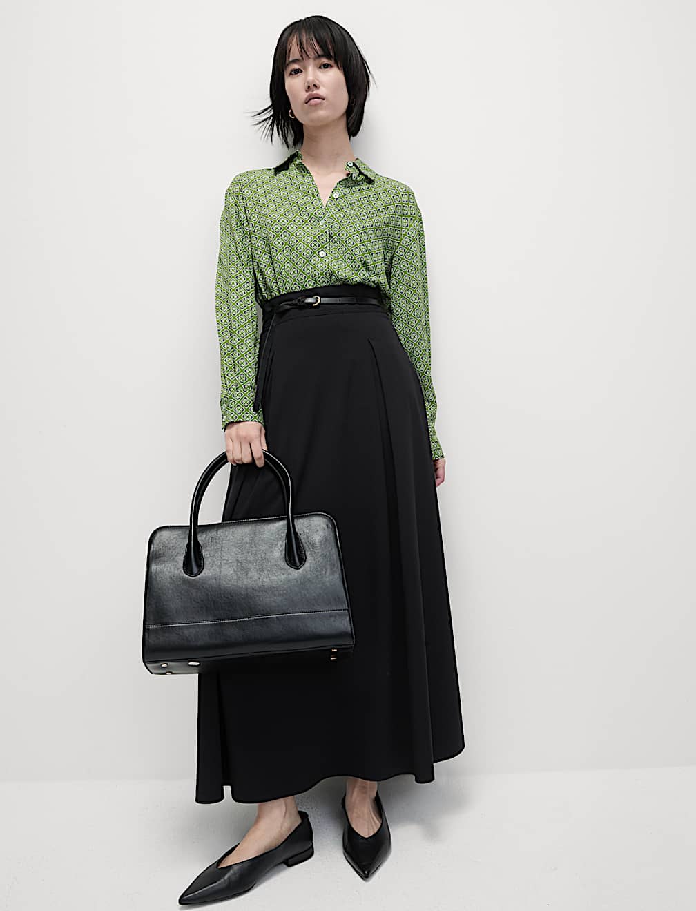 Printed Collared Shirt