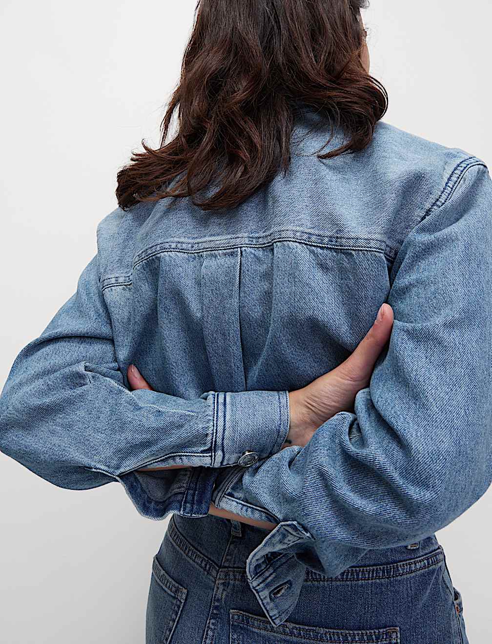 Denim Collared Shirt