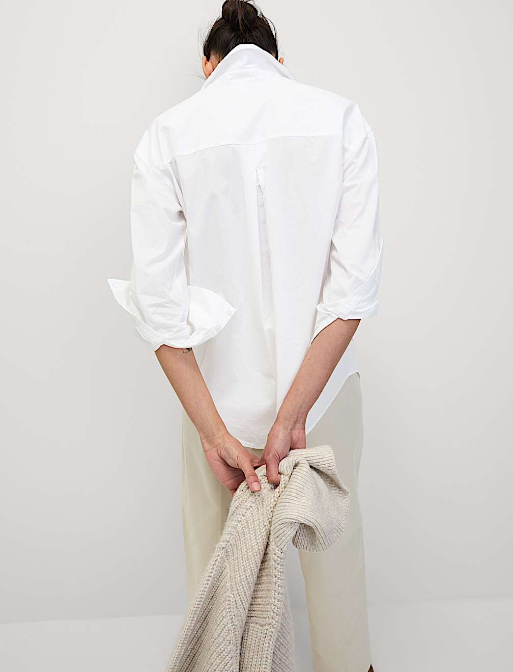 Pure Cotton Embroidered Collared Shirt