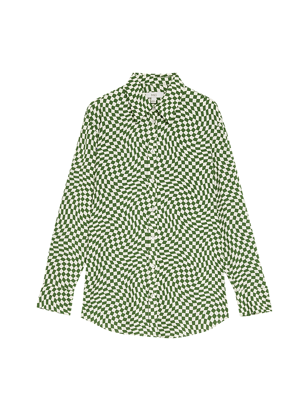 Printed Collared Blouse