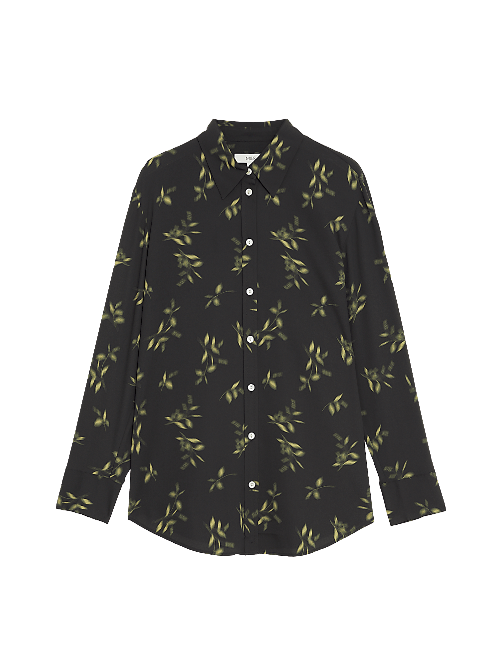 Printed Collared Blouse