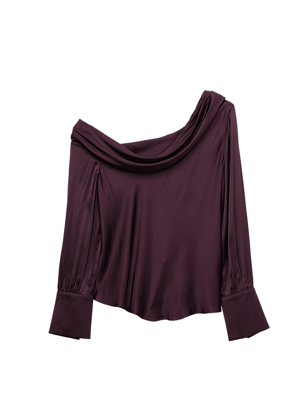 Satin Off The Shoulder Top