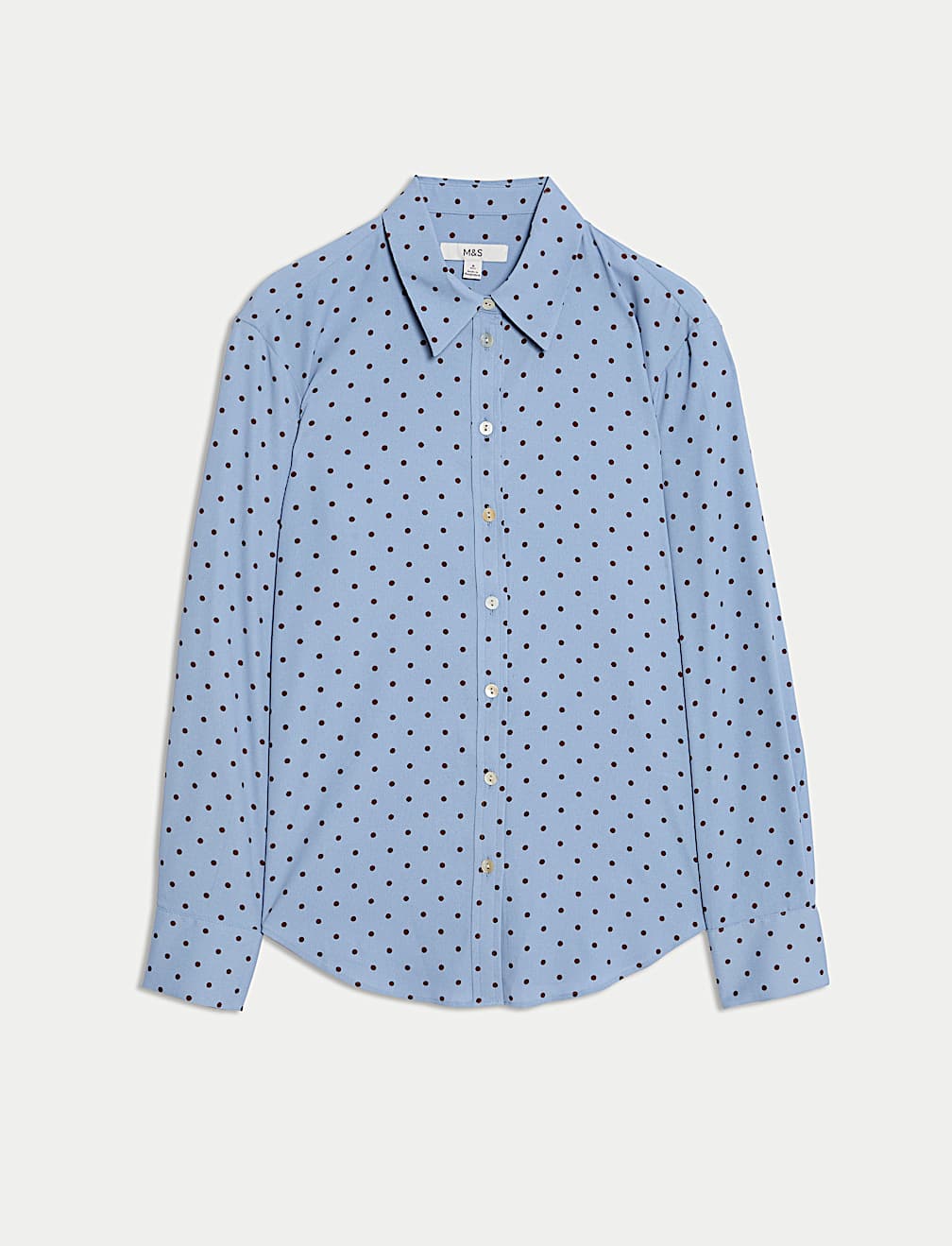Printed Collared Button Through Shirt