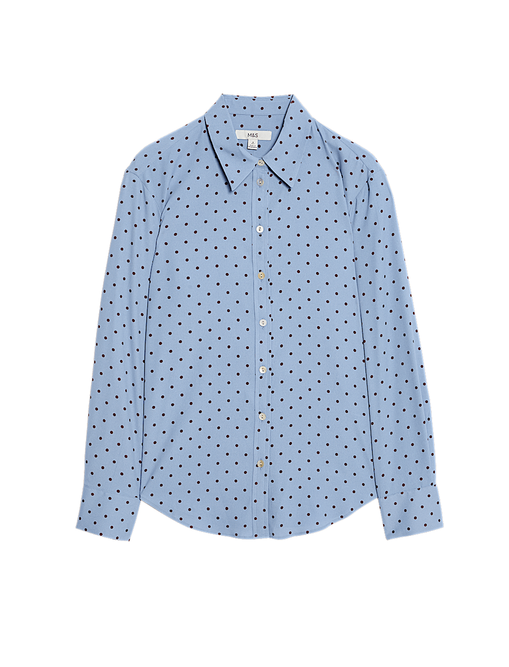 Printed Collared Button Through Shirt