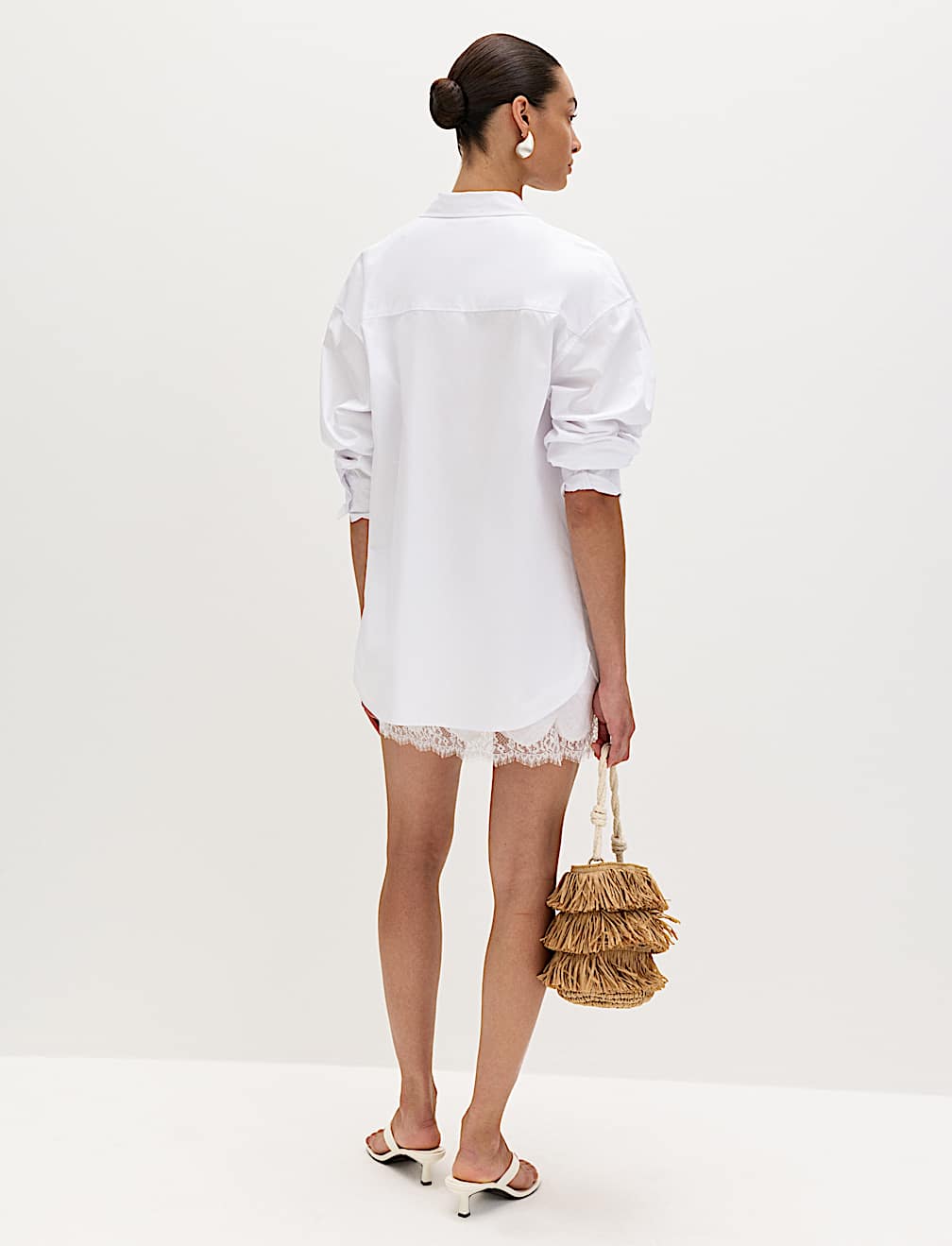 Pure Cotton Oversized Shirt