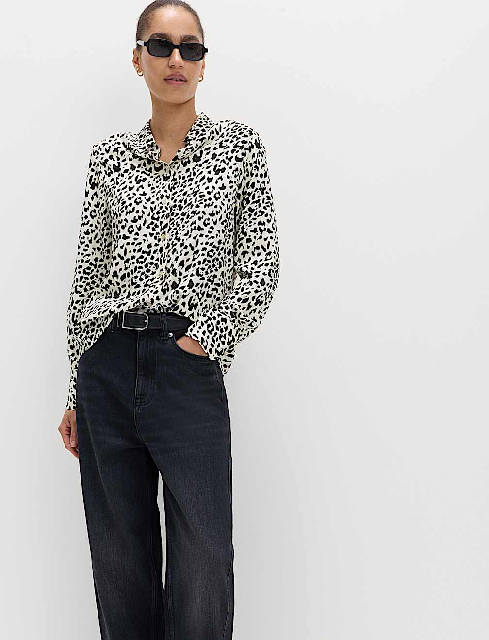 Printed Collared Shirt