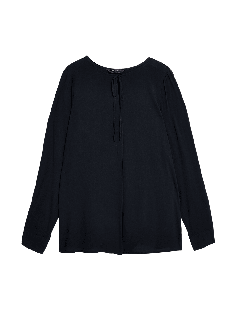V-Neck Tie Front Blouse