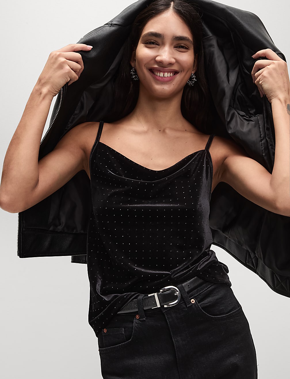 Studded Cami Top