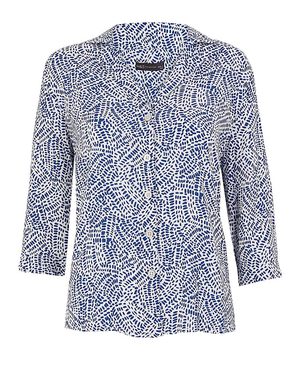 Printed Collared Neck Shirt