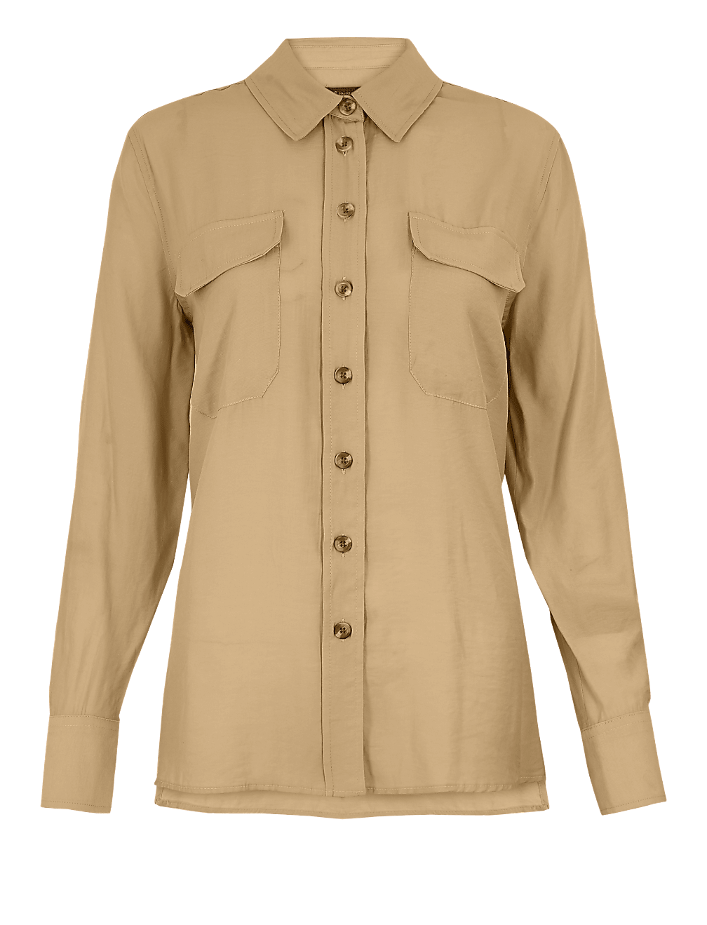 Button Detailed Utility Shirt