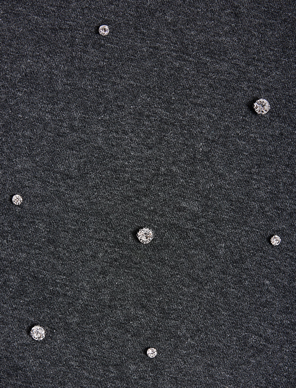 Cotton Blend Embellished Sweatshirt