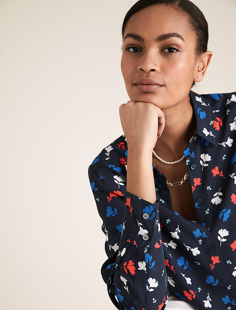 Floral Long Sleeve Blouse