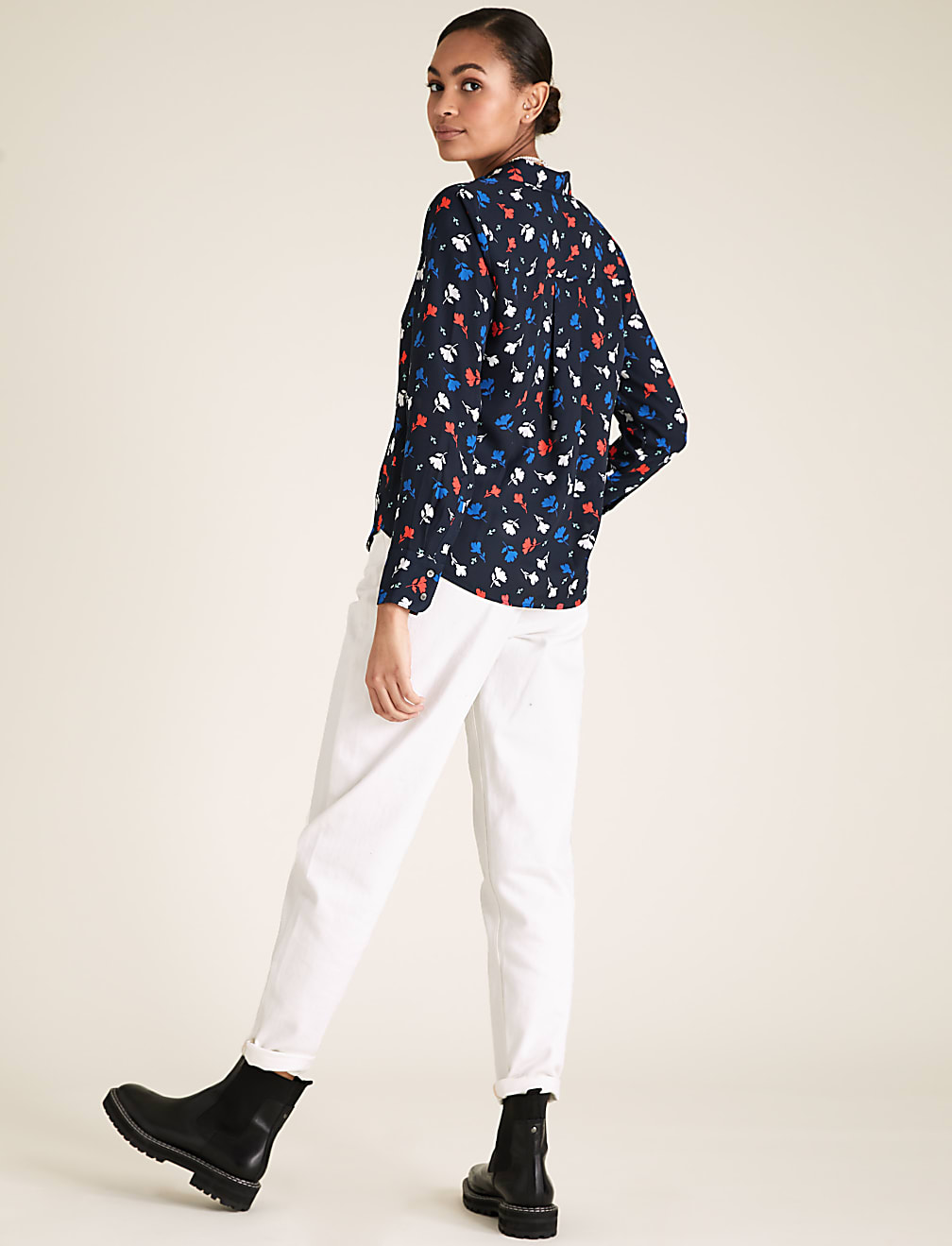 Floral Long Sleeve Blouse