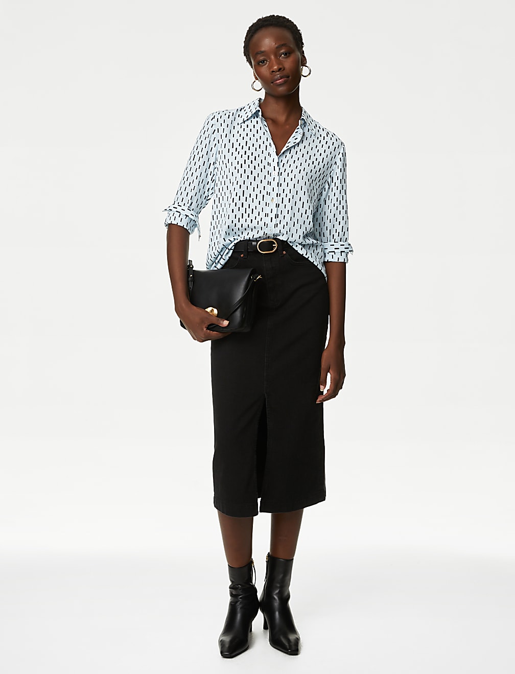 Printed Collared Shirt