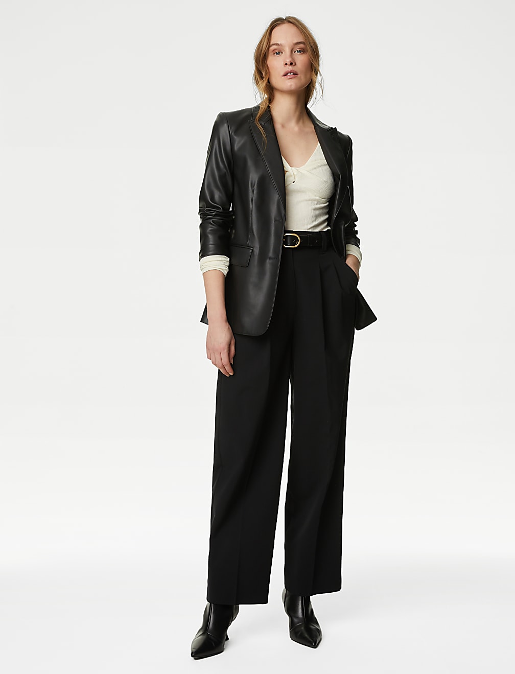 Jersey Twist Front Top