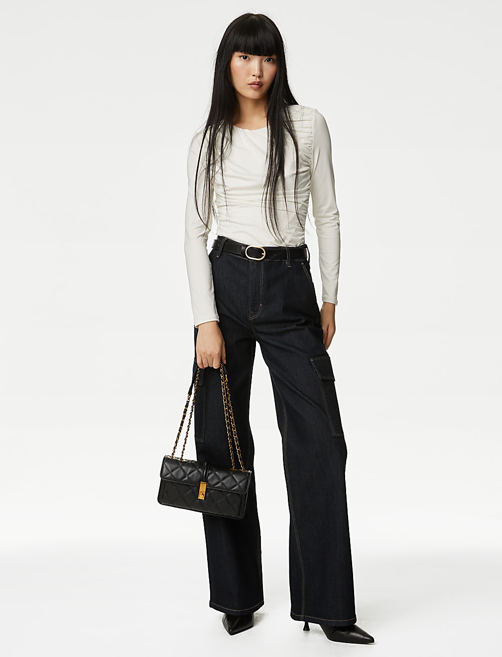 Jersey Draped Top