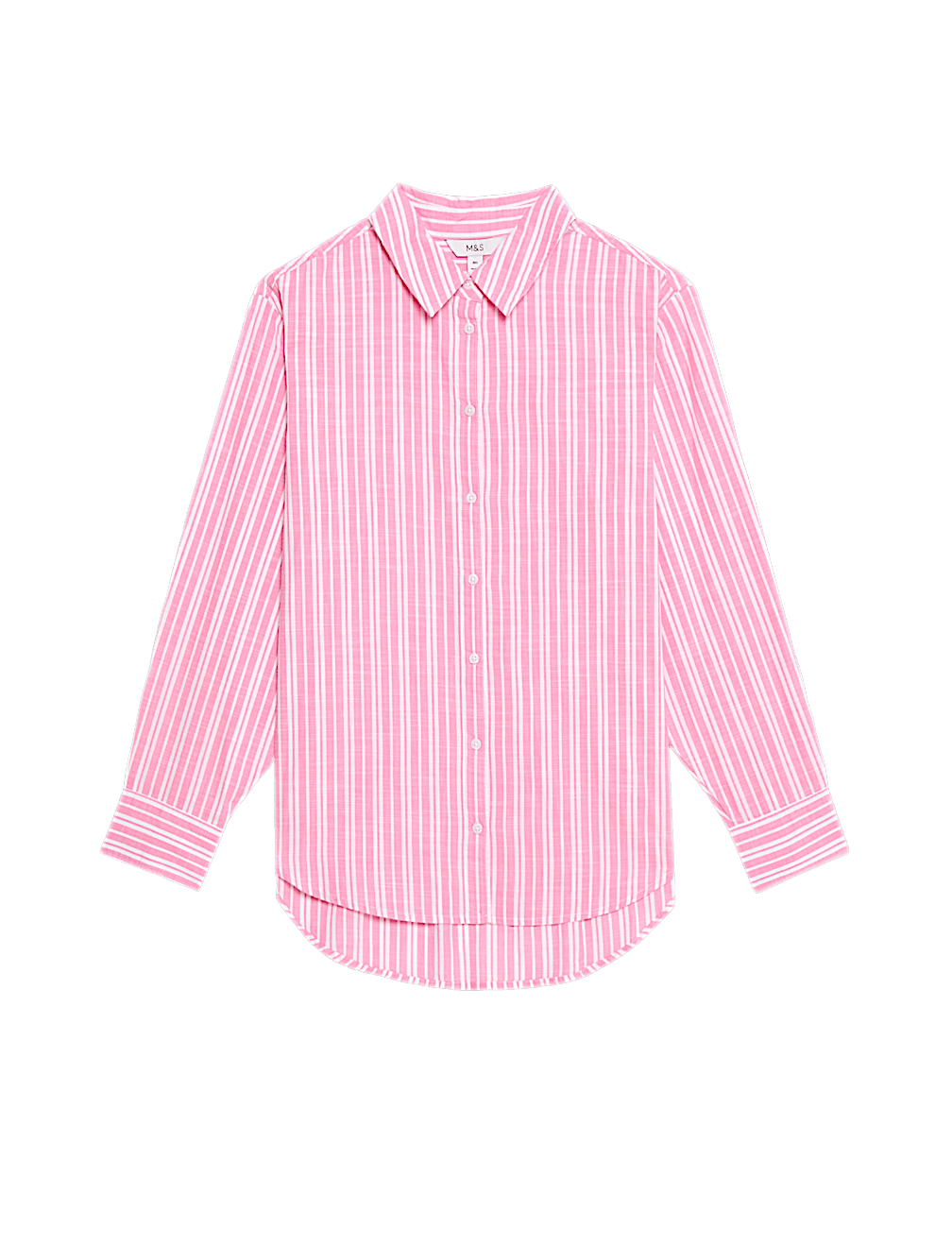 Pure Cotton Striped Collared Shirt