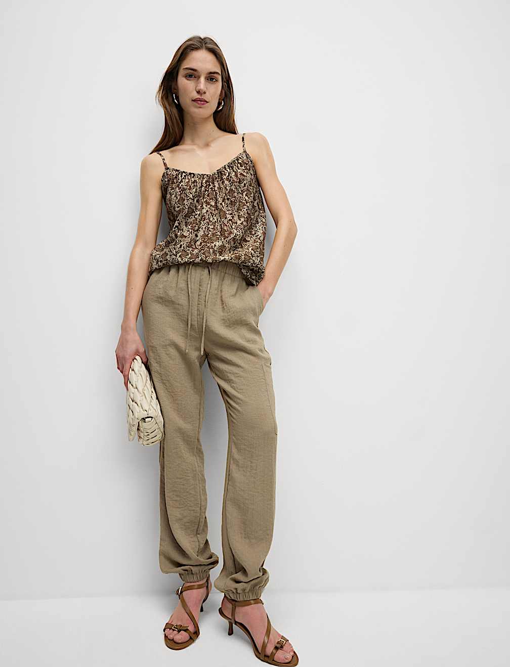 Lyocell Rich Printed Cami Top