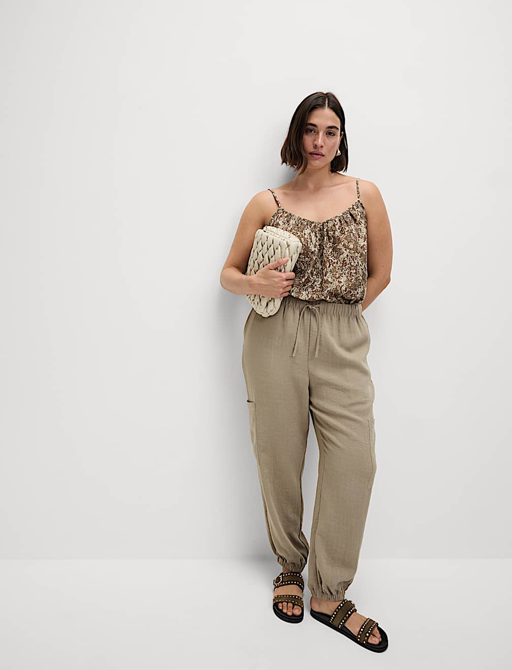 Lyocell Rich Printed Cami Top