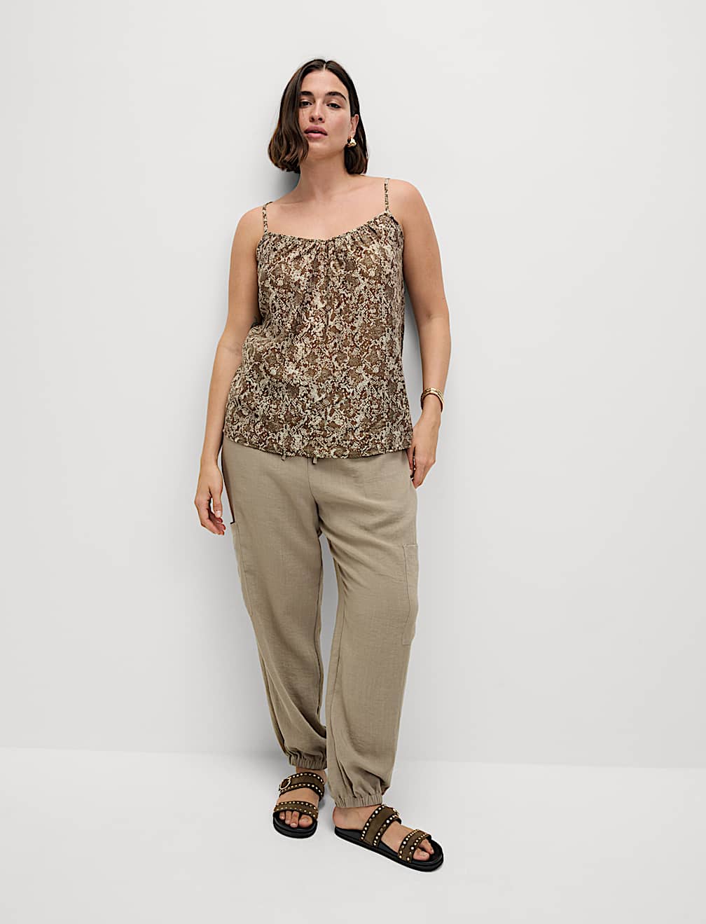 Lyocell Rich Printed Cami Top