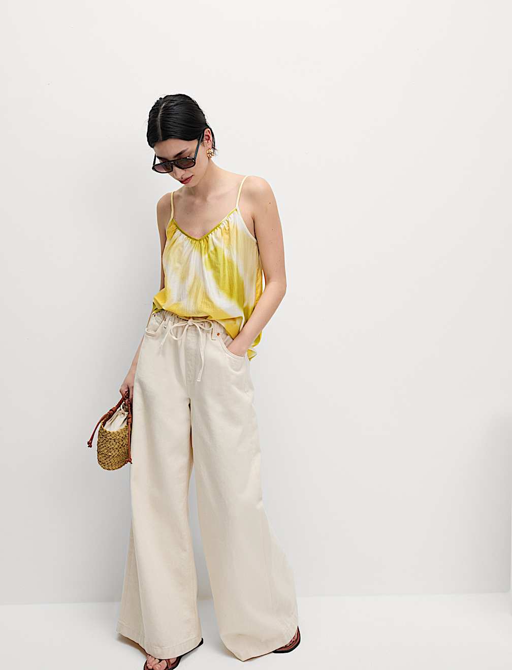 Lyocell Rich Printed Cami Top